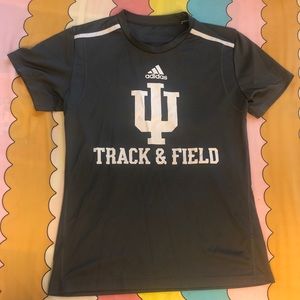 IU Track and Field Adidas Tee
